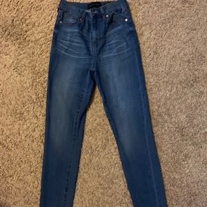 kendall+kylie high rise jeans